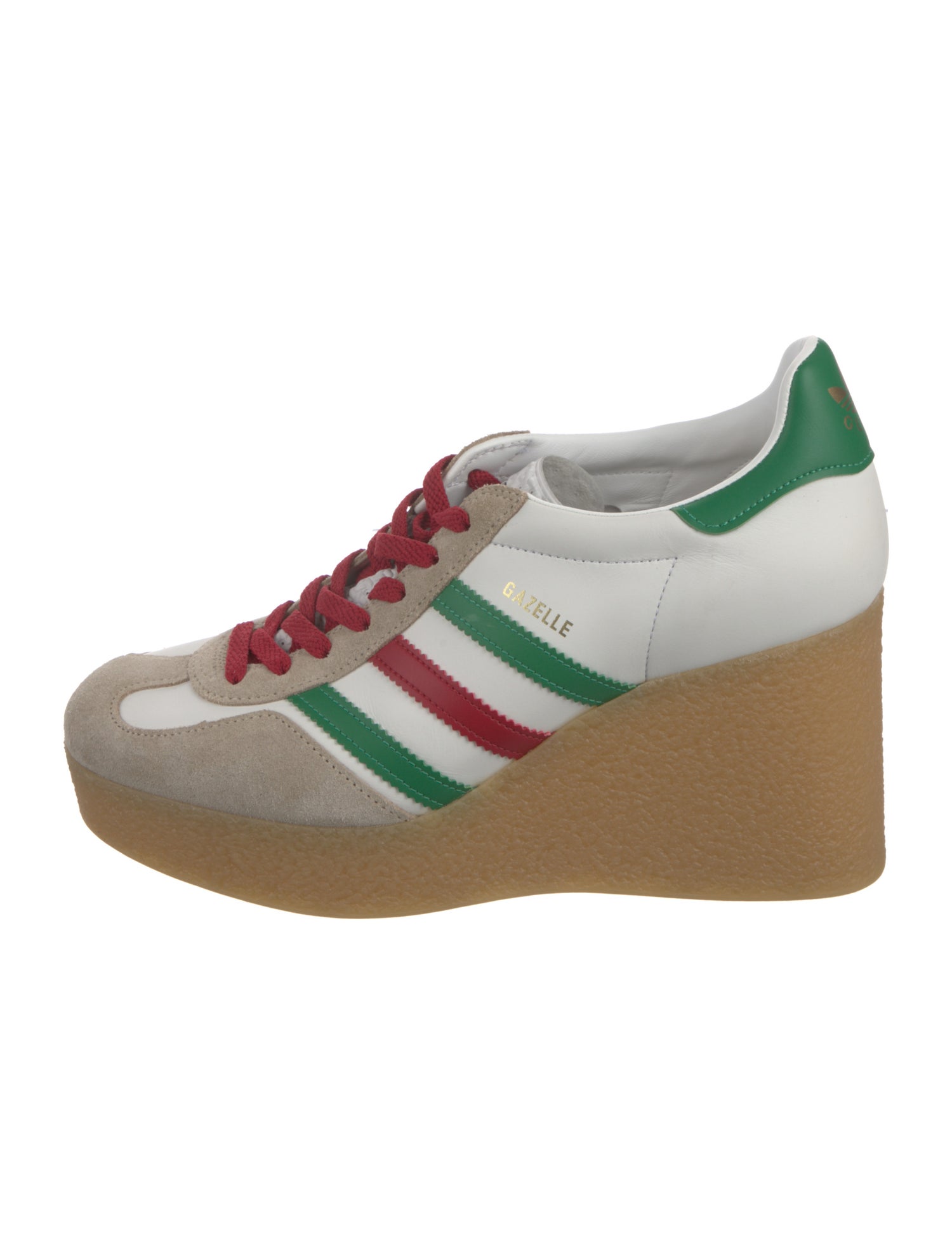 Gucci x Adidas 2022 Web Accent Wedge Sneakers