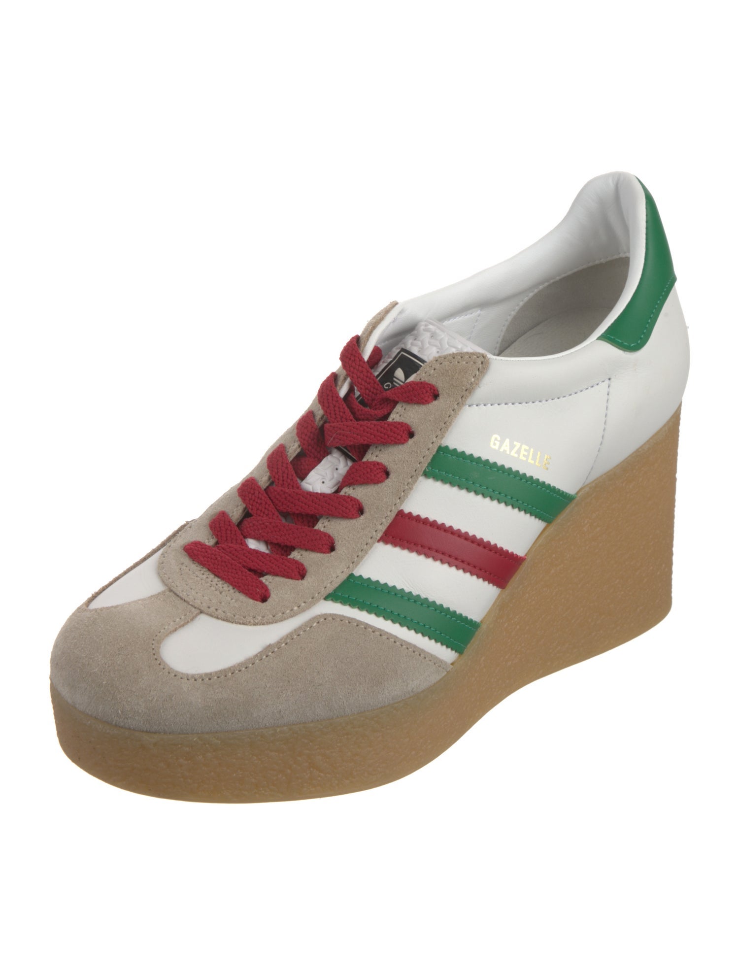 Gucci x Adidas 2022 Web Accent Wedge Sneakers