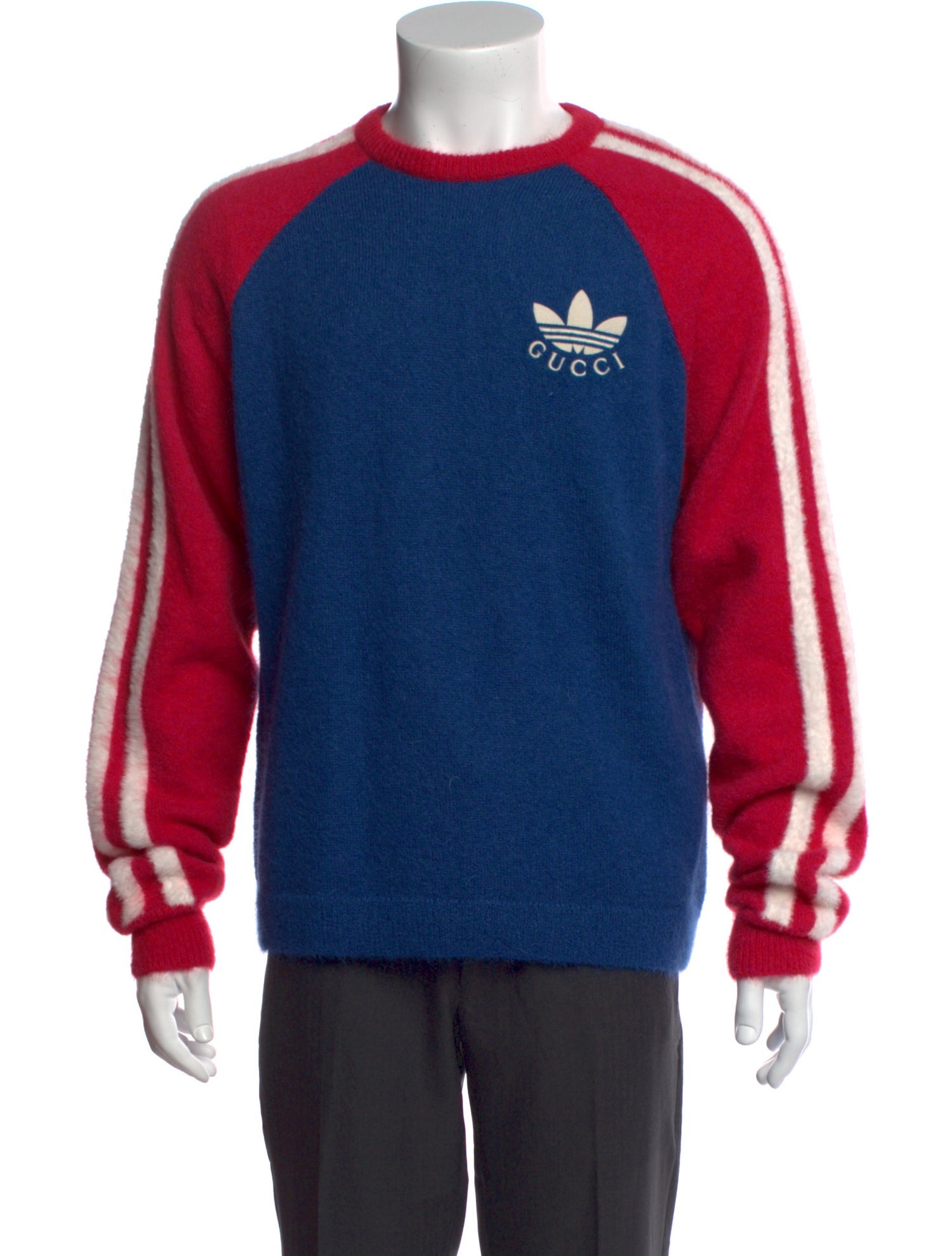 Gucci x Adidas Graphic Print Crew Neck Pullover w/ Tags