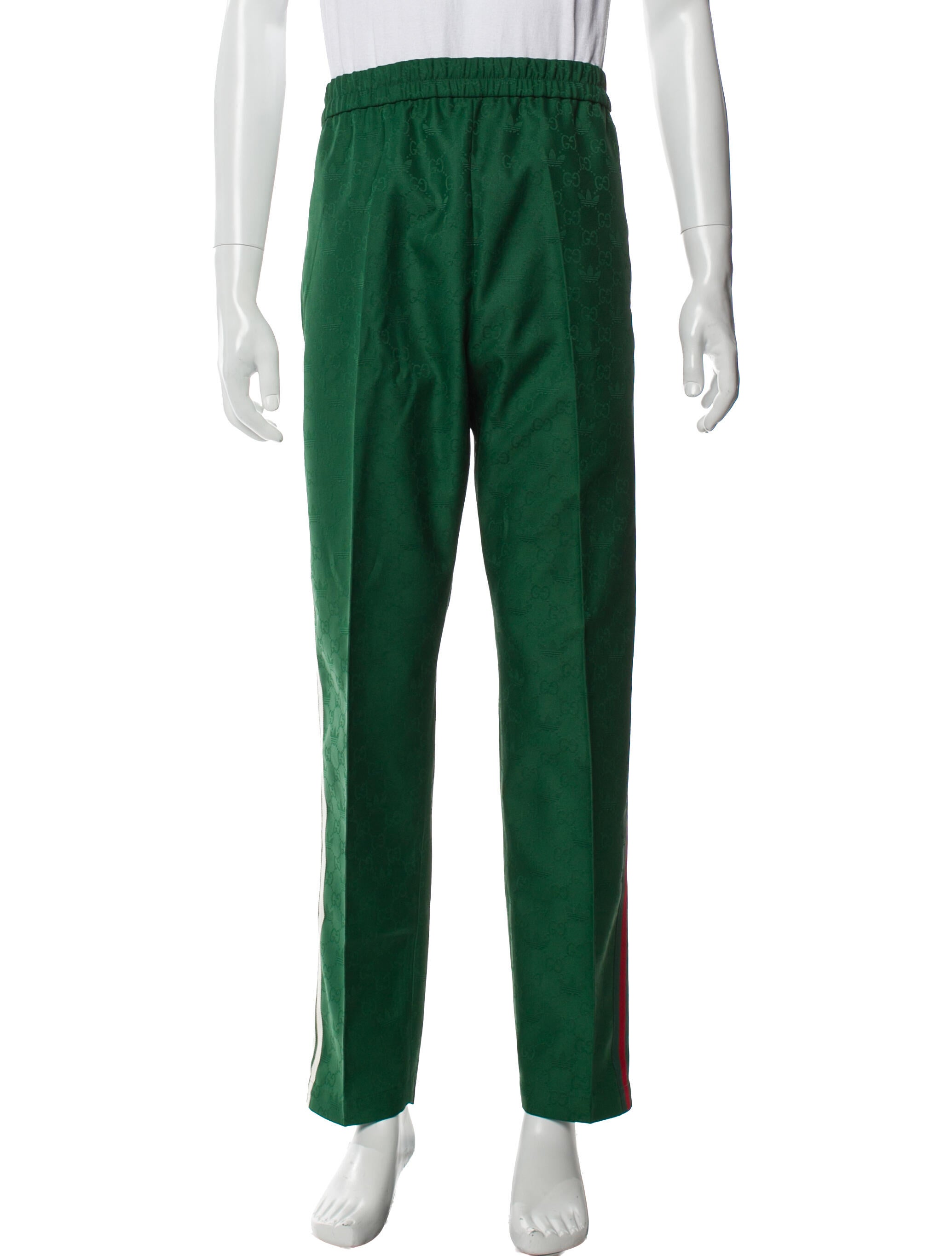 Gucci x Adidas Web Accent Dress Pants
