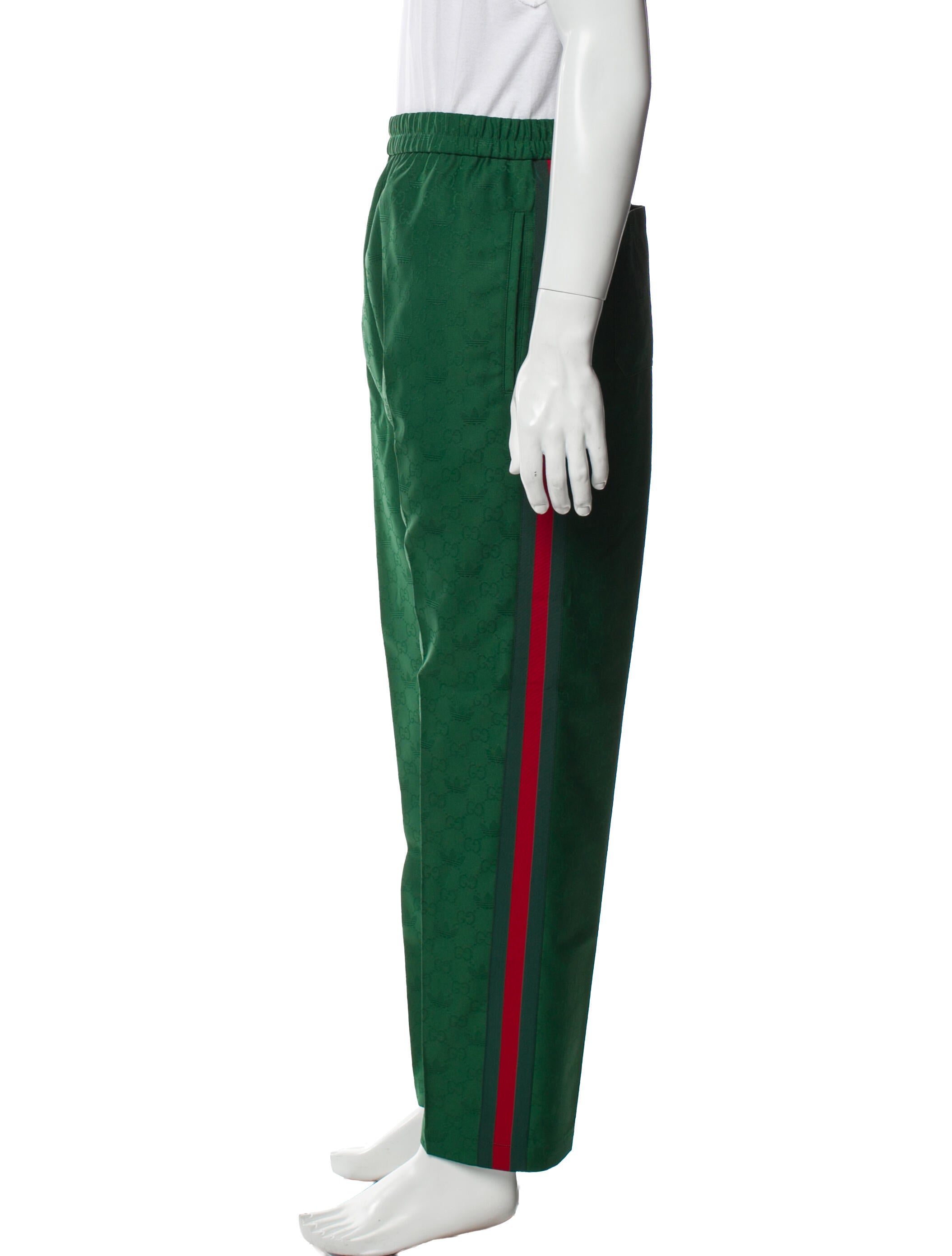 Gucci x Adidas Web Accent Dress Pants