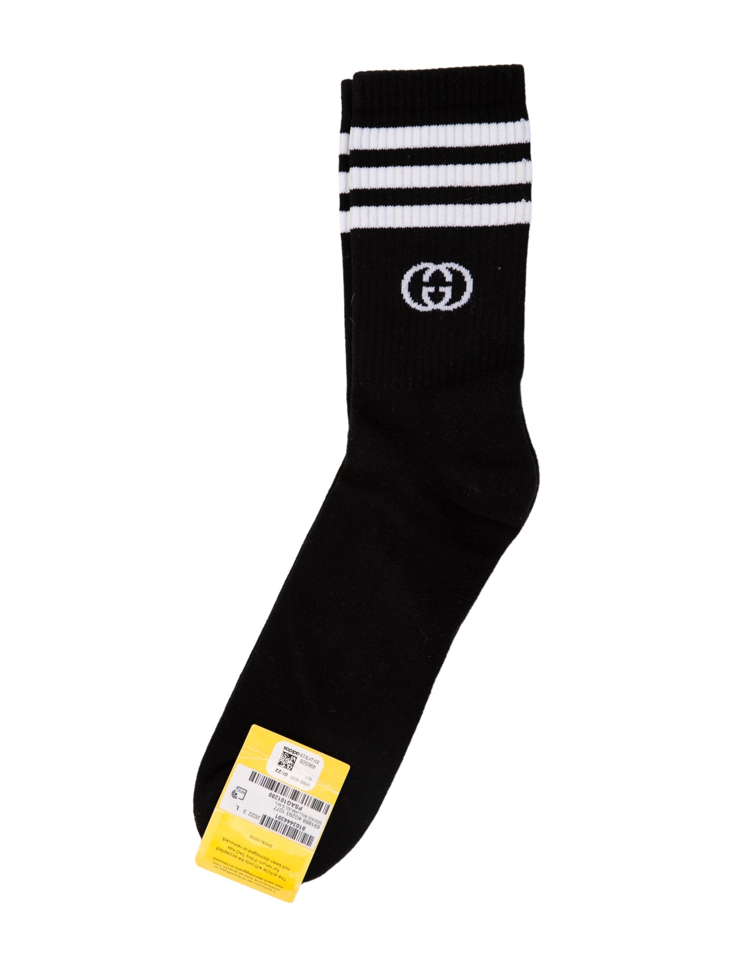 Gucci x Adidas Gucci x Adidas Logo Socks w/ Tags w/Tags