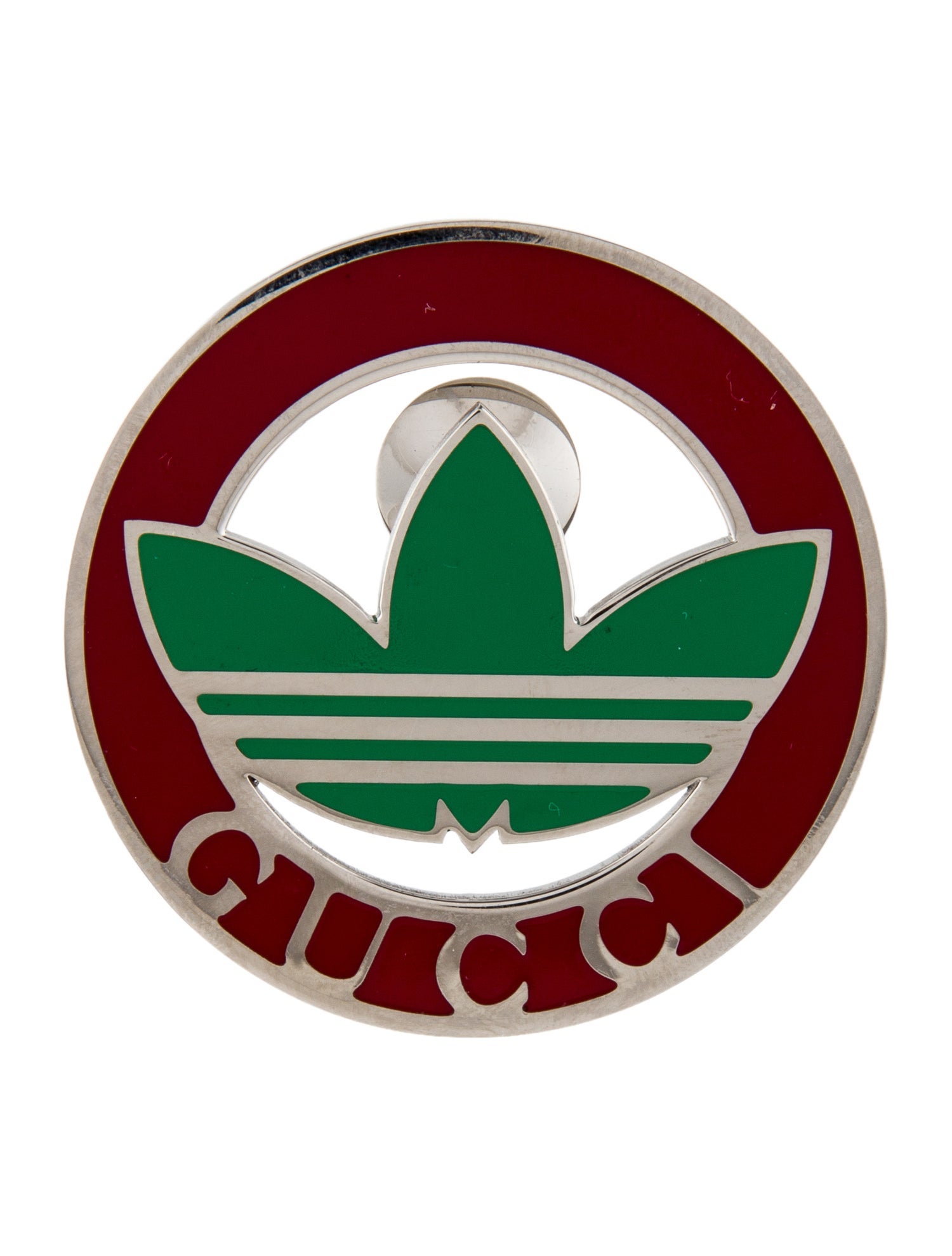 Gucci x Adidas Trefoil Enamel Pin