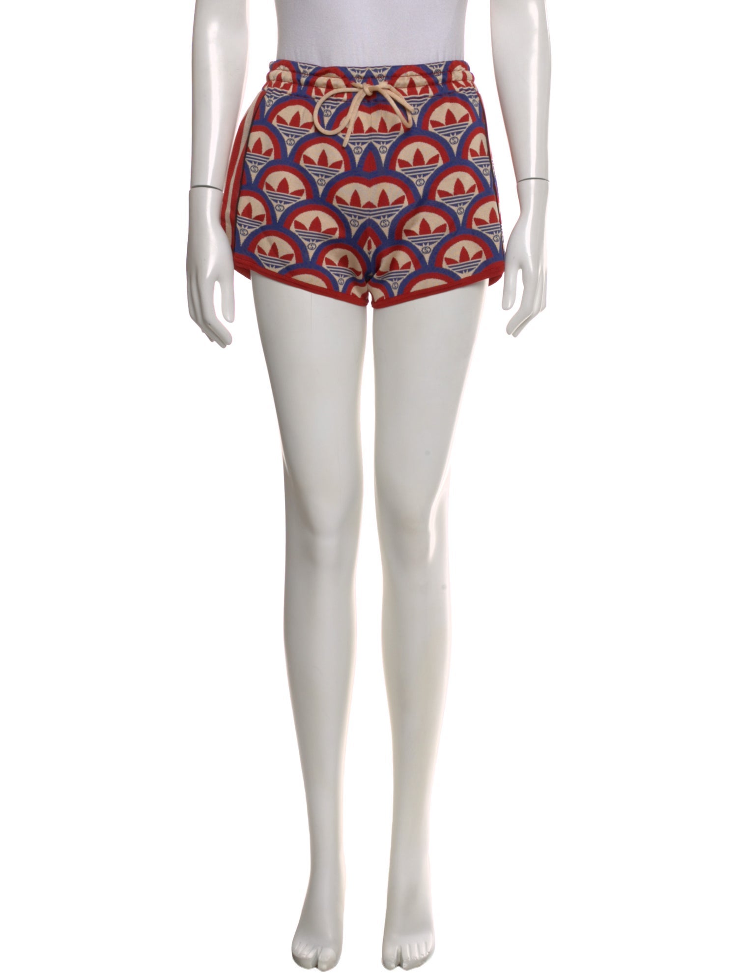 Gucci x Adidas Logo Mini Shorts
