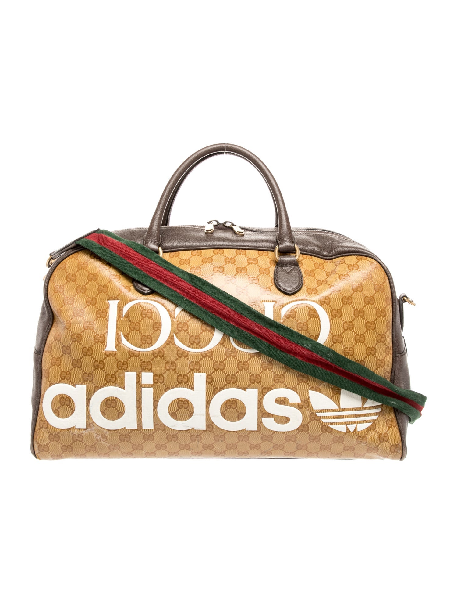 Gucci x Adidas GG Crystal Weekender Bag Large