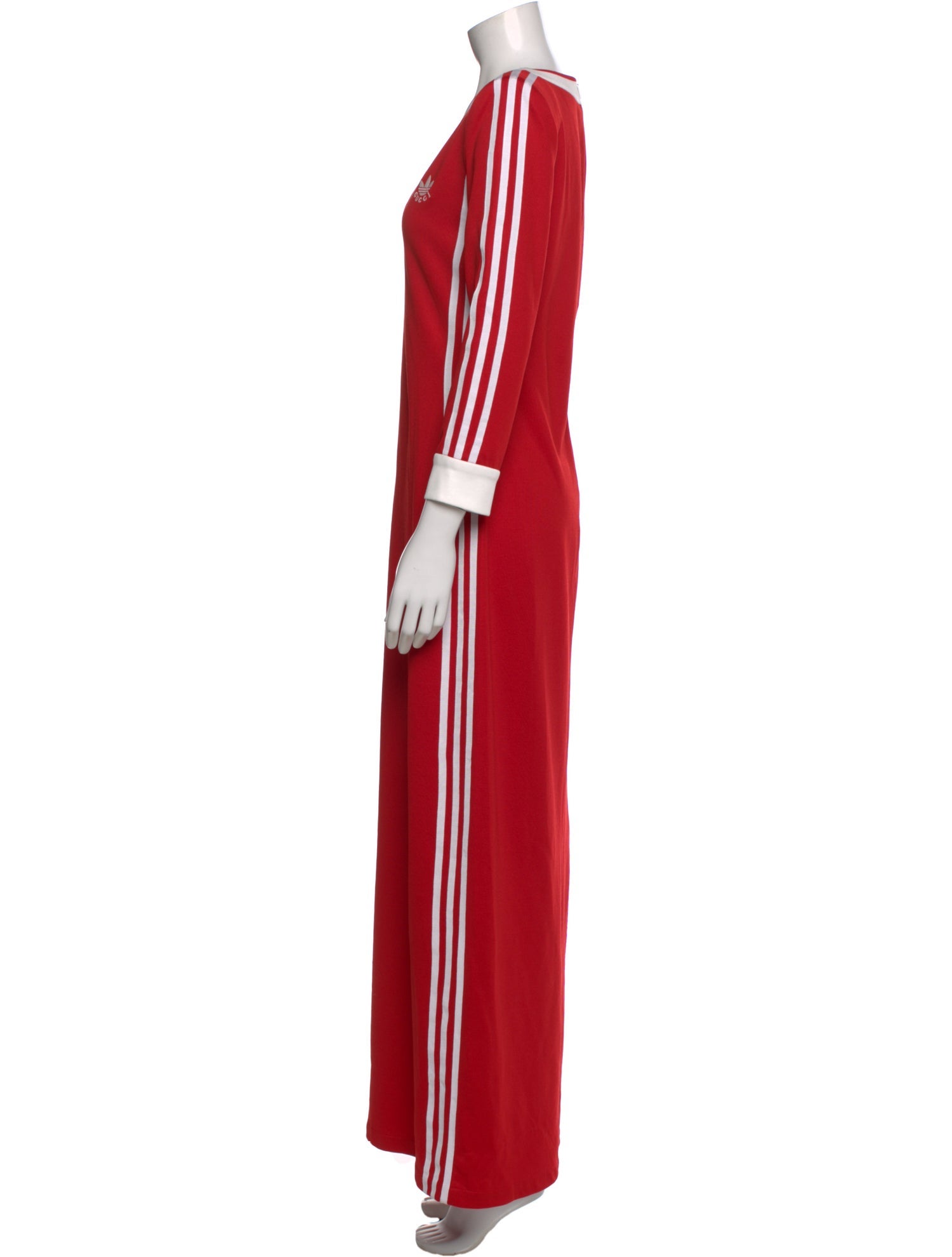 chinese dress ladies adidas Adicolor Classics 3-Stripes Maxi Dress