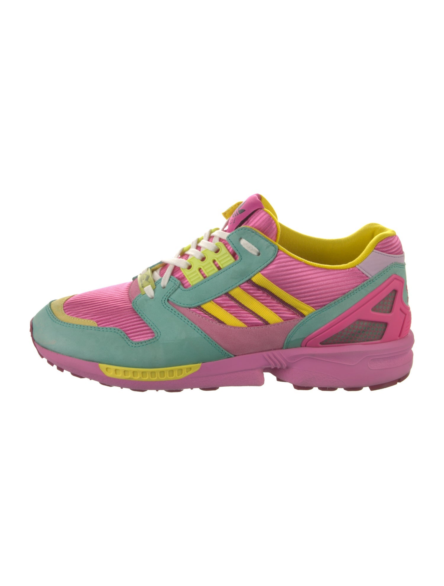 adidas gazelle silver green womens Gucci Adidas Red & White Gazelle Sneakers – Savonches main image 1