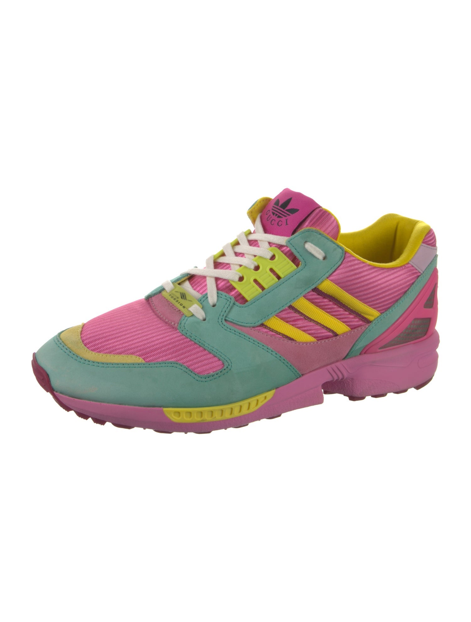 Gucci x Adidas ZX 8000 'Pink Strata' Athletic Sneakers