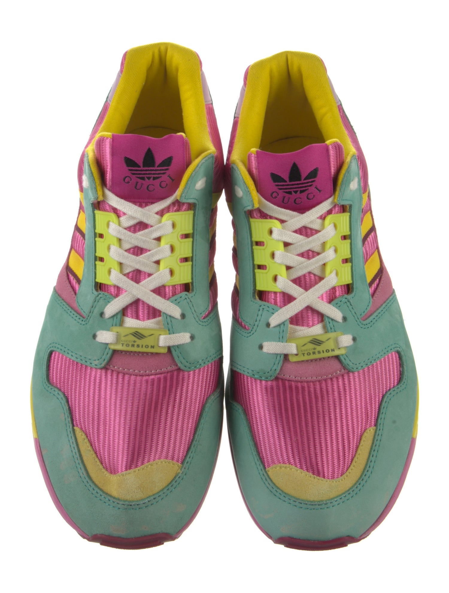 gucci （13） Gucci x Adidas ZX 8000 'Pink Strata' Athletic Sneakers - Pink