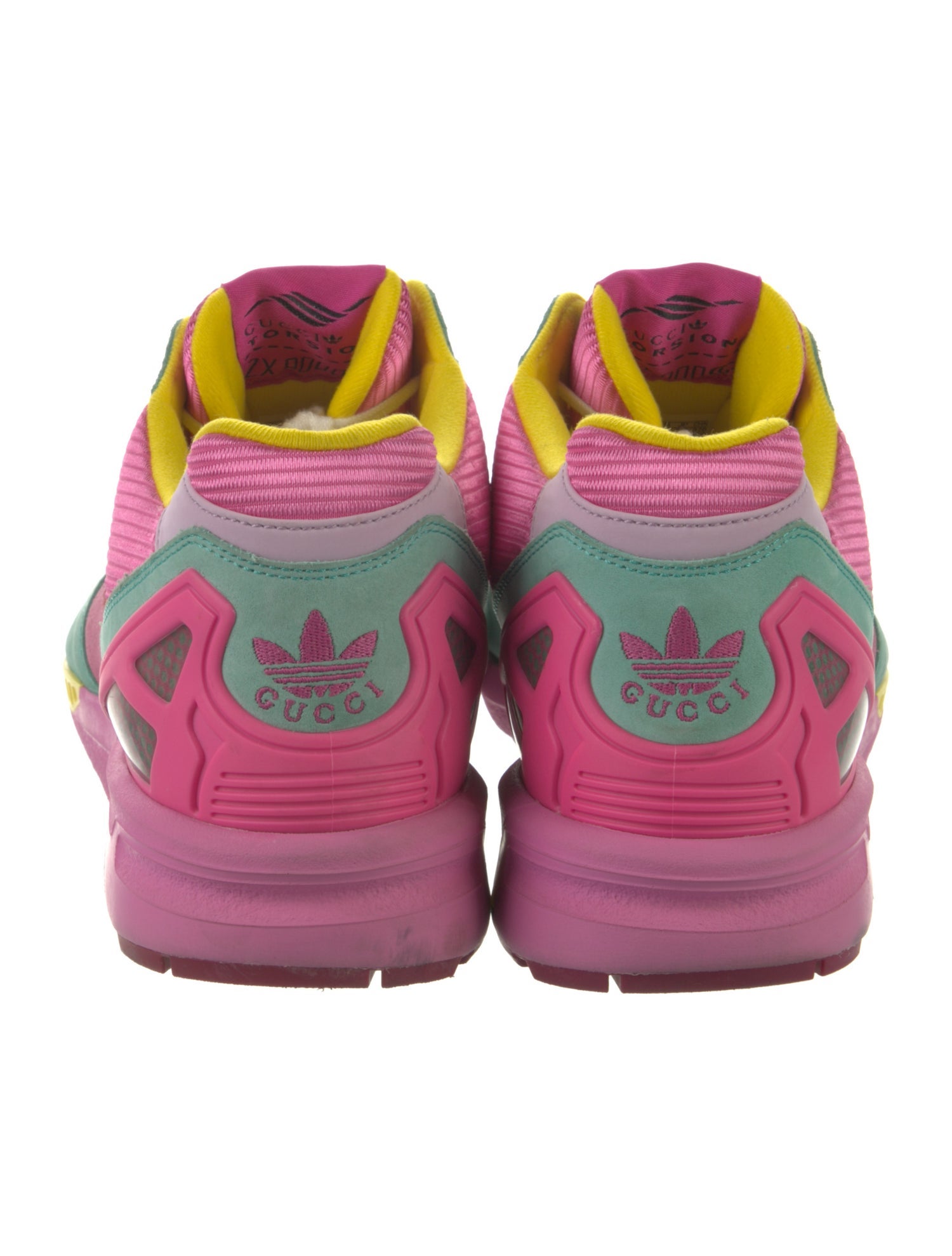 Gucci x Adidas ZX 8000 'Pink Strata' Athletic Sneakers - Pink