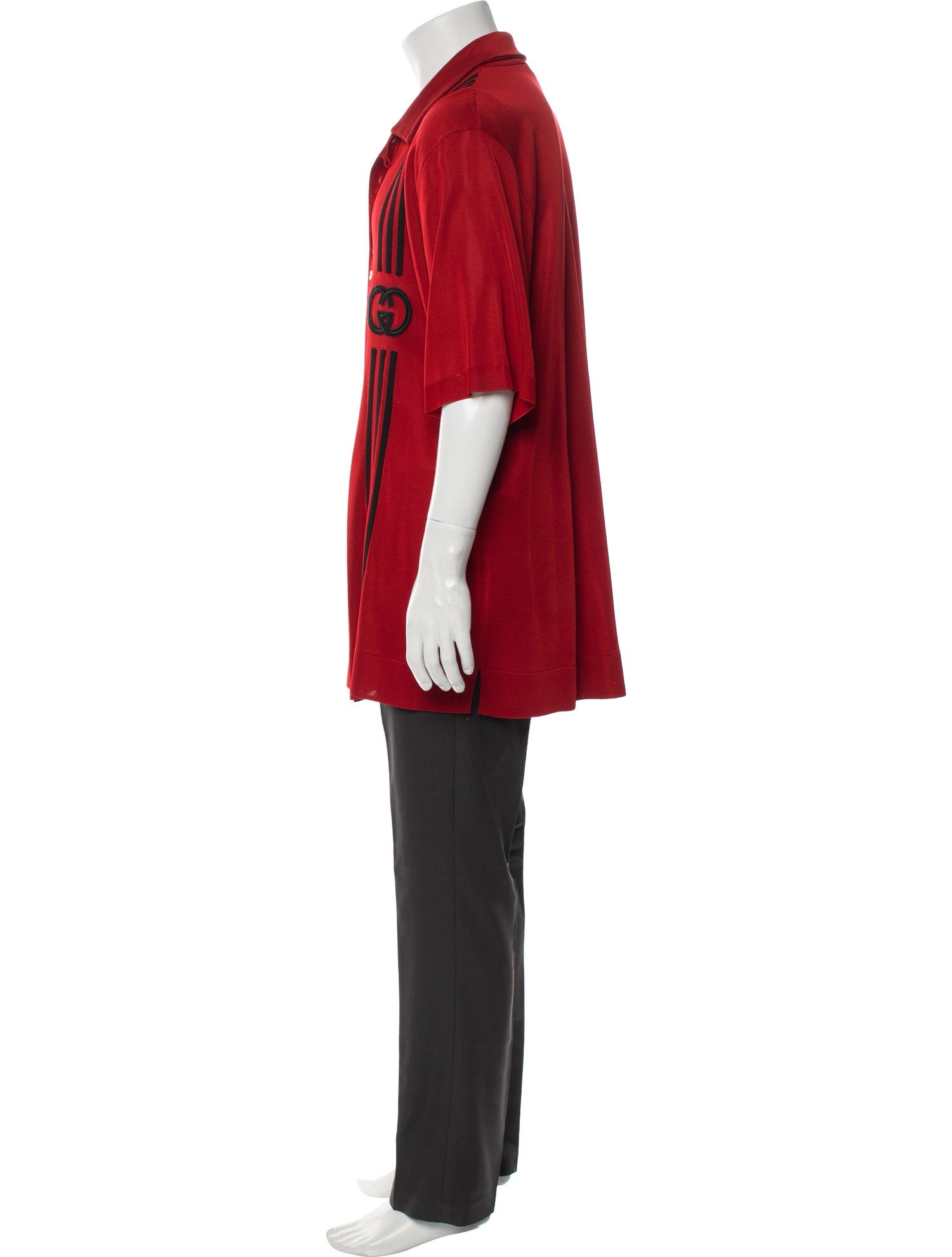 Gucci x Adidas Interlocking G Logo Three-Quarter Sleeve Shirt