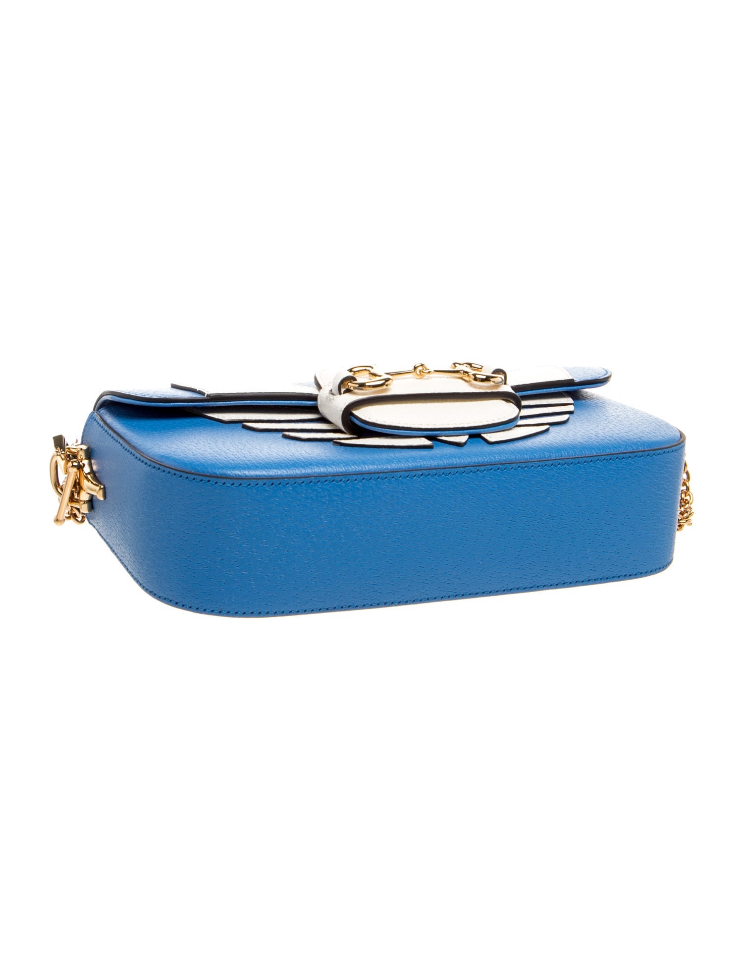 Gucci x Adidas 1955 Horsebit Top Handle Bag - Blue Handle Bags
