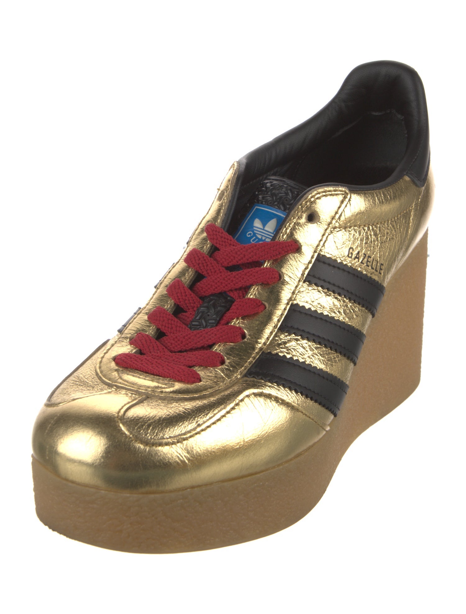 Gucci x Adidas Leather Wedge Sneakers