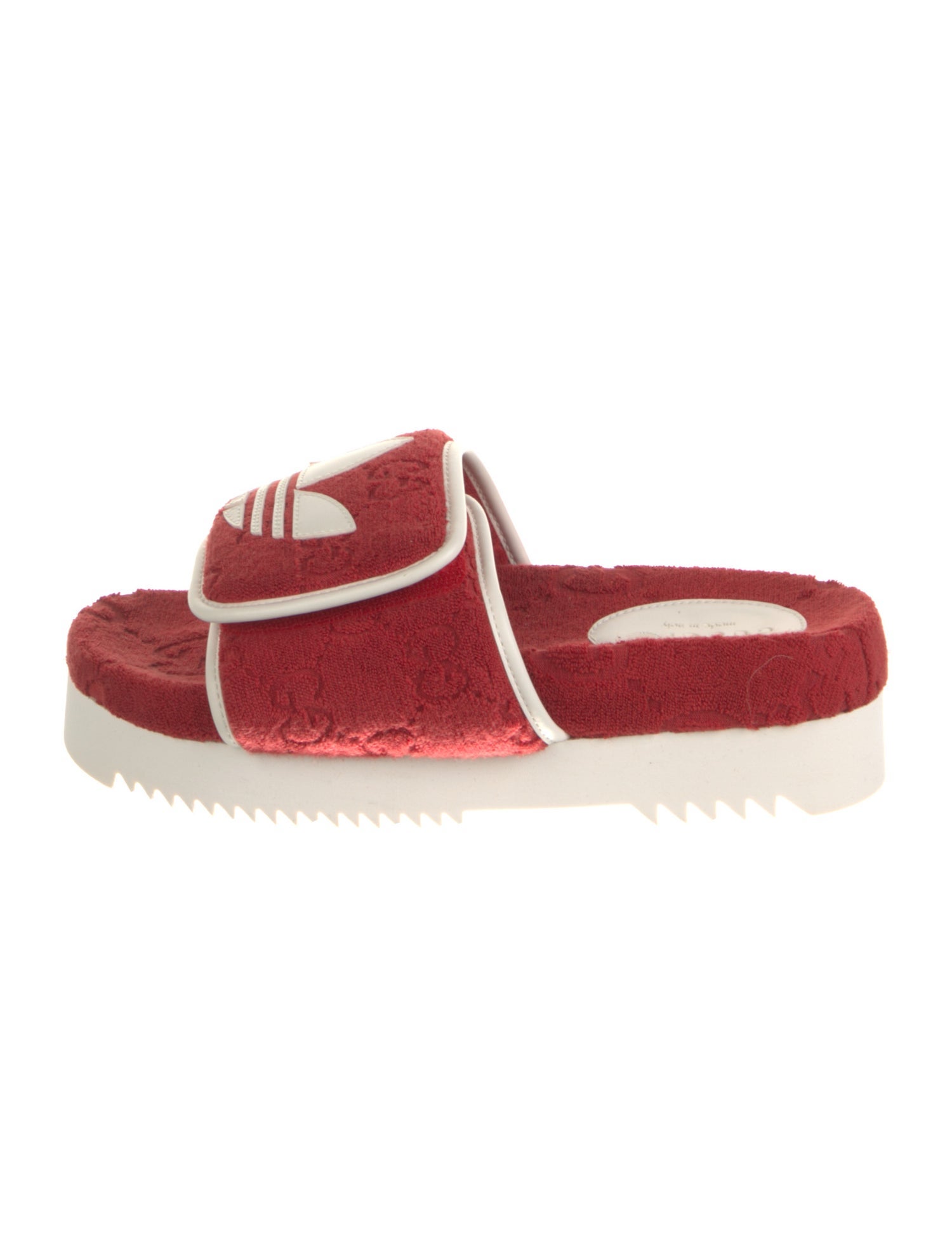 Gucci x Adidas Patterned Slides