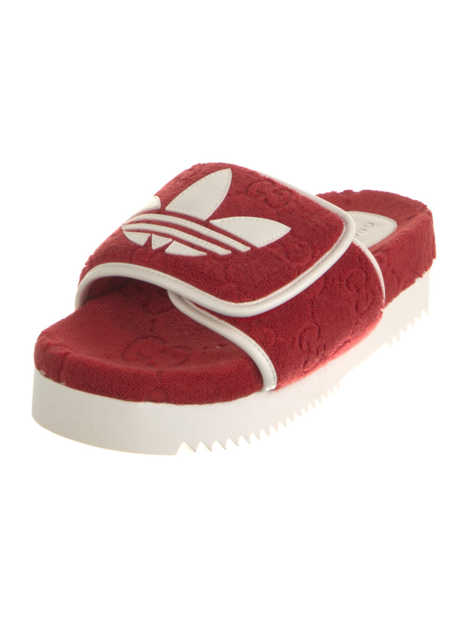 Gucci x Adidas Patterned Slides