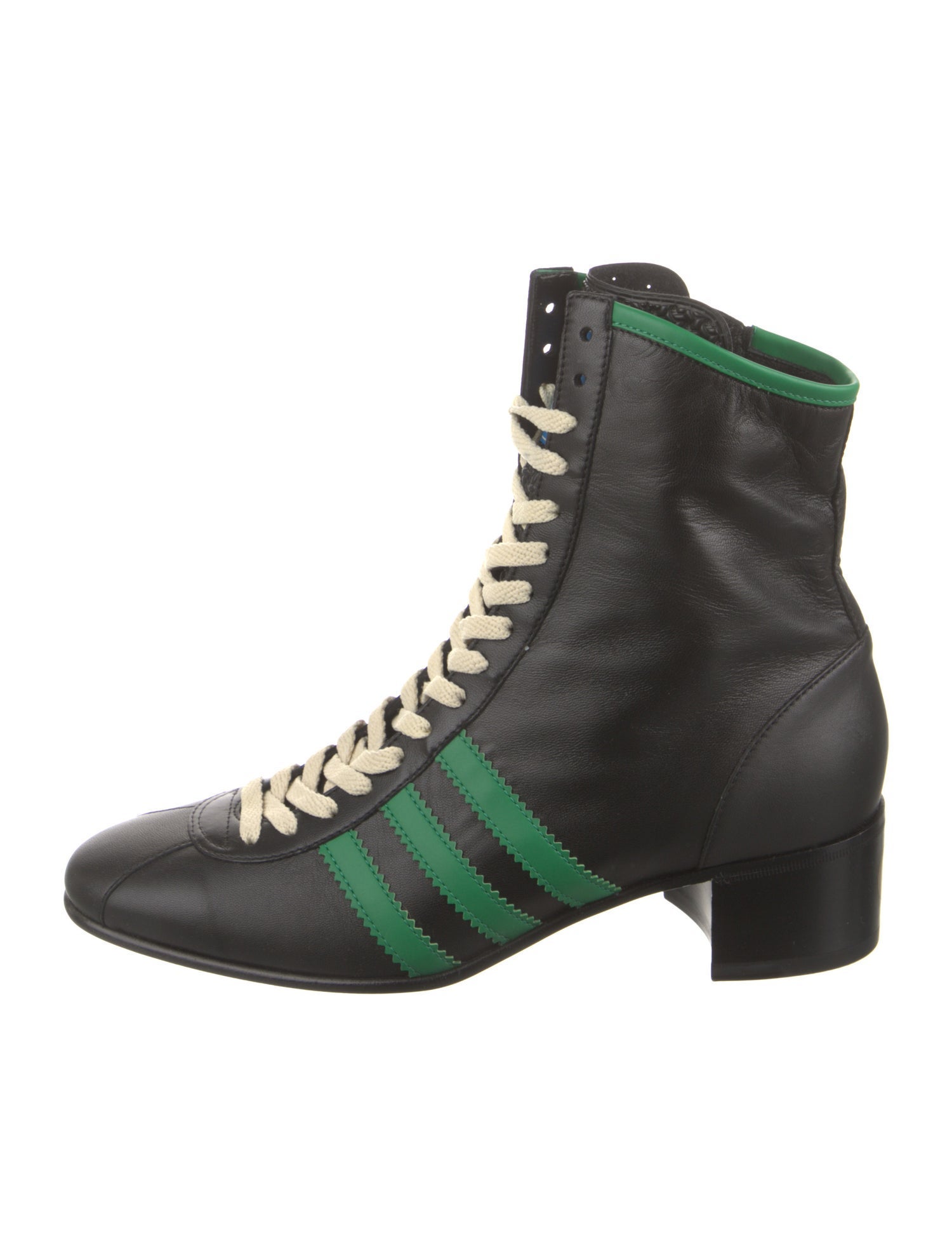 Gucci x Adidas 2022 Interlocking G Logo Combat Boots