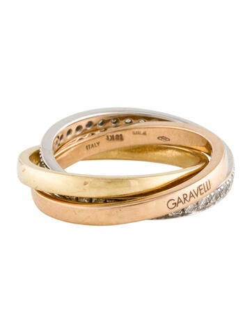 Garavelli Rolling Ring 18K Diamond 8