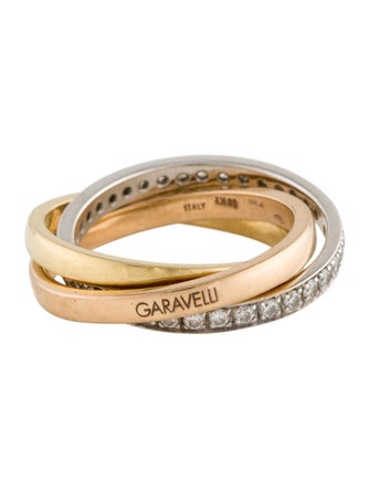 Garavelli 18K Diamond Rolling Ring