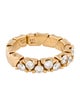 Garavelli 18K Diamond Coil Single Row Ring