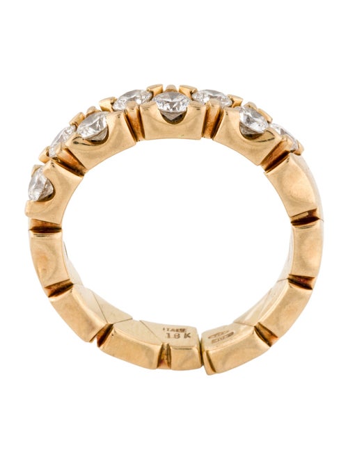Garavelli 18K Diamond Coil Single Row Ring
