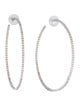 Garavelli 18K 2.64ctw Diamond Inside Out Hoop Earrings