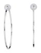 Garavelli 18K 2.64ctw Diamond Inside Out Hoop Earrings