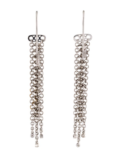 Garavelli 18K 1.53ctw Diamond Chain Fringe Earrings