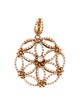 Garavelli 18K Diamond Geometric Flower Pendant Necklace