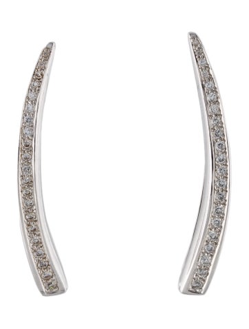 Gabriel & Co. Drop 14K Diamond Inside-Outside 'V' Earrings
