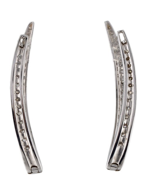 Gabriel & Co. 14K Diamond Inside-Outside 'V' Drop Earrings