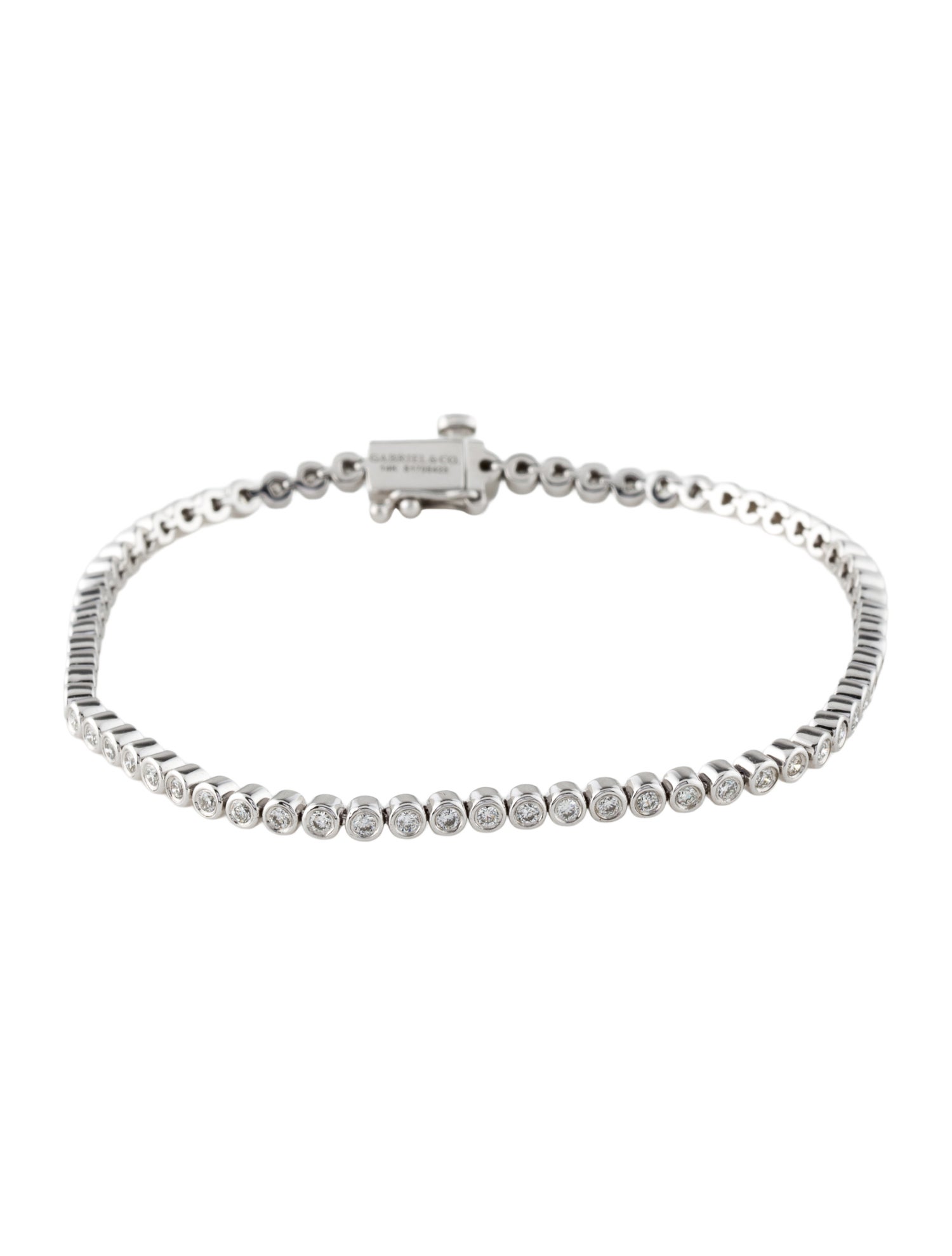 Gabriel & Co. 14K 1.02ctw Diamond Tennis Bracelet