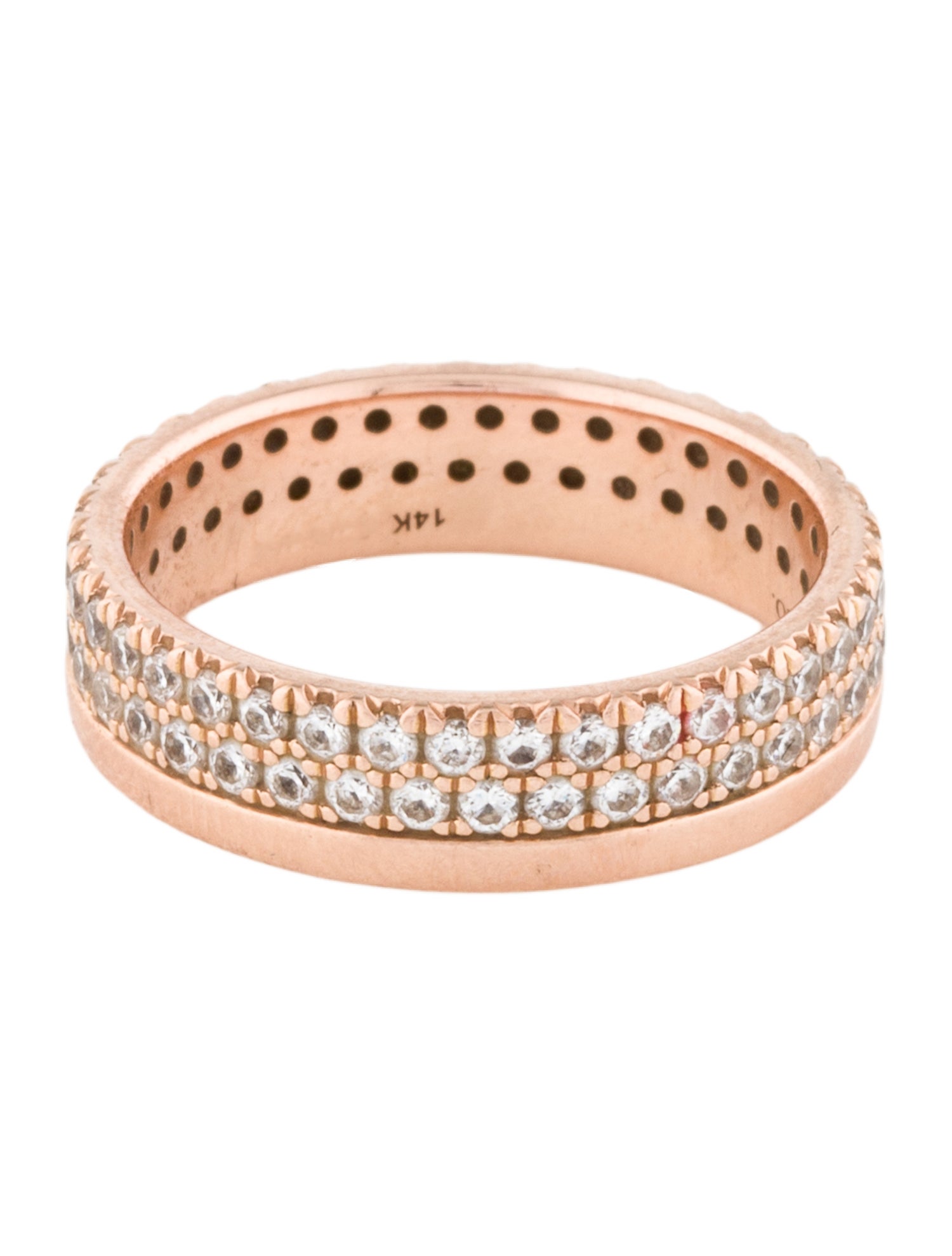Gabriel & Co. 14K Diamond Pave Band