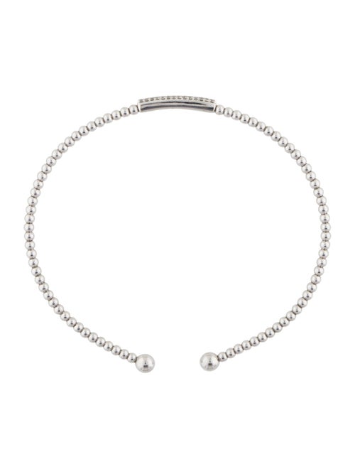 Gabriel & Co. 14K Diamond Bujukan Bead Cuff Bracelet