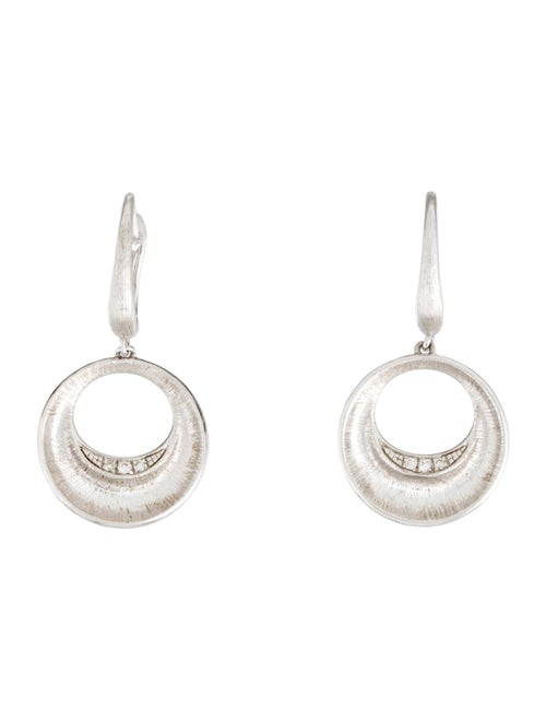 Gabriel & Co. Diamond Circle Drop Earrings