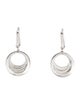Gabriel & Co. Diamond Circle Drop Earrings