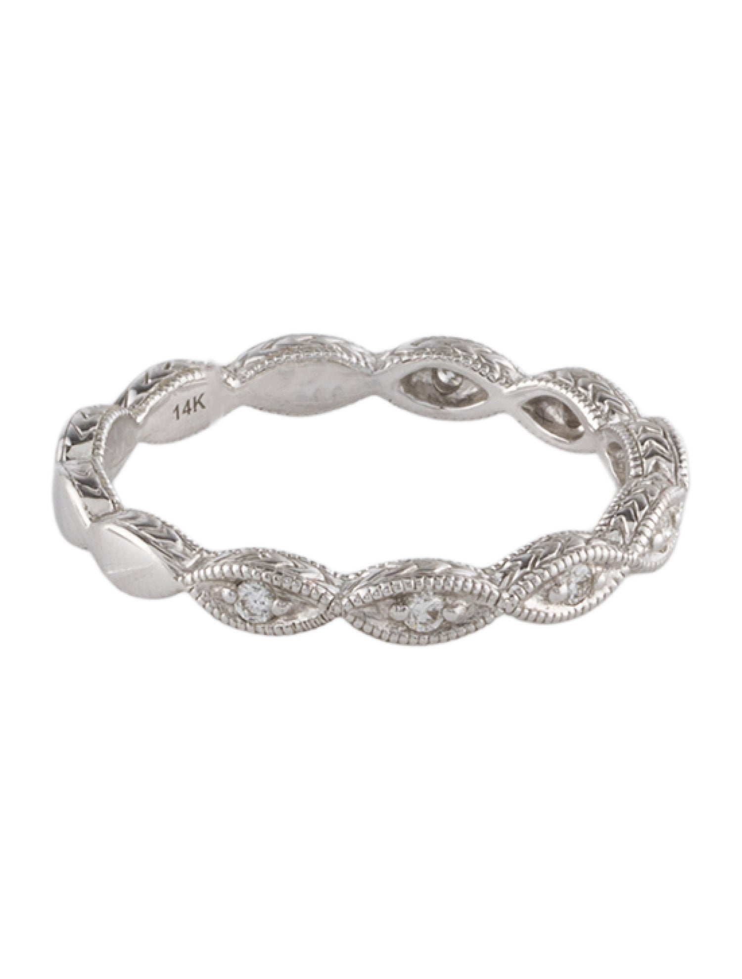 Gabriel & Co. 14K Diamond Band