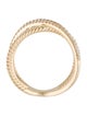 Gabriel & Co. 14K Diamond Twisted Rope Criss Cross Ring