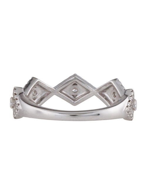 Gabriel & Co. 14K Diamond Station Stackable Ring