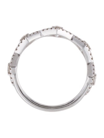 Gabriel & Co. 14K Diamond Station Stackable Ring