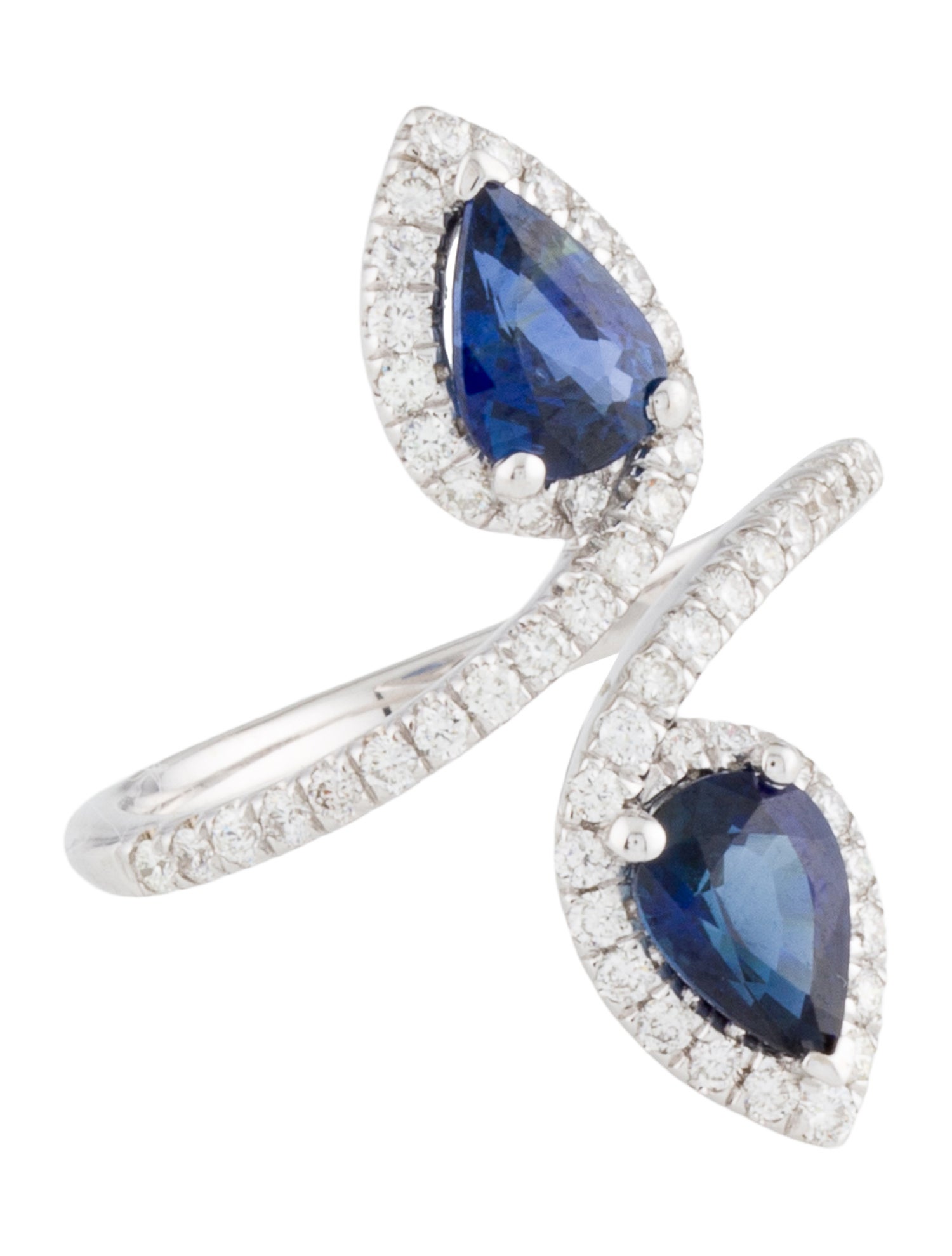 Gabriel & Co. 14K Sapphire & Diamond Cocktail Ring