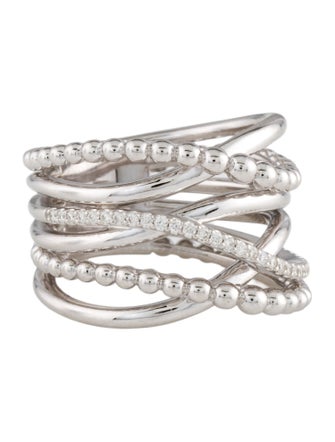 Gabriel & Co. Diamond Criss Cross Ring