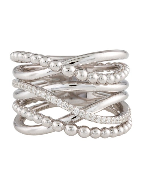 Gabriel & Co. Diamond Criss Cross Ring