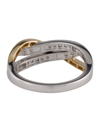 Gabriel & Co. 14K Diamond Criss Crossing Ring