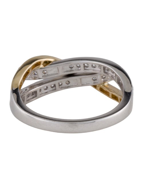 Gabriel & Co. 14K Diamond Criss Crossing Ring