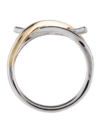 Gabriel & Co. 14K Diamond Criss Crossing Ring