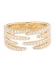Gabriel & Co. 14K Diamond Pavé Open Wide Band