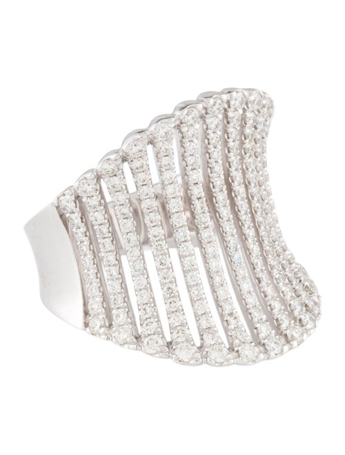 Gabriel & Co. 14K 1.37ctw Diamond Cage Statement Ring