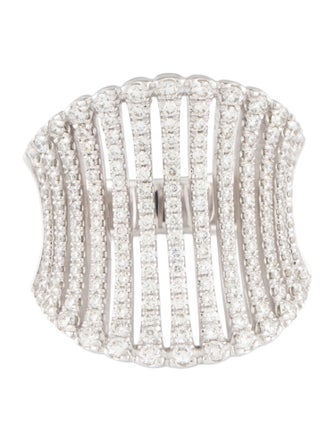 Gabriel & Co. 14K 1.37ctw Diamond Cage Statement Ring