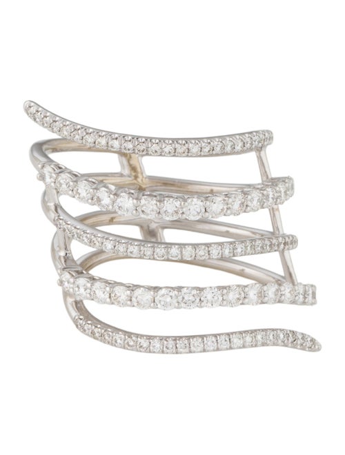 Gabriel & Co. 14K Diamond Multirow Band