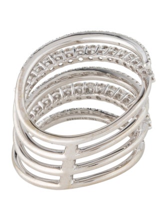 Gabriel & Co. 14K Diamond Multirow Band